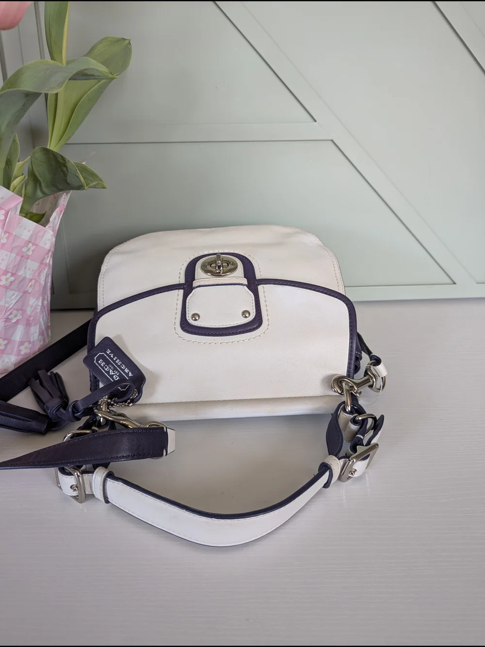 Coach Legacy Archival Two-Tone Willis Crossbody handbags - Picture 8 of 11